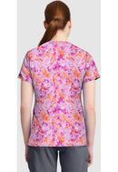 Med Couture Print V-Neck Top. Item MC632 in MC PRINTS Collection. Live Chat for Bulk Discounts.