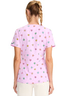 Med Couture Print V-Neck Top. Item MC632 in MC PRINTS Collection. Live Chat for Bulk Discounts.