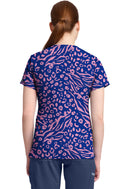 Med Couture Print V-Neck Top. Item MC632 in MC PRINTS Collection. Live Chat for Bulk Discounts.