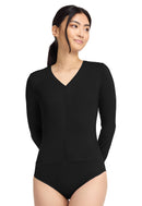 Med Couture Ruched Underscrub Bodysuit. Item MC698 in MC LAYERS Collection. Live Chat for Bulk Discounts.