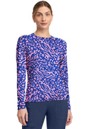 Med Couture Women's Printed L/S Underscrub. Item MC699 in MC LAYERS Collection. Live Chat for Bulk Discounts.