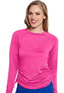 Med Couture Long Sleeve Ruched Underscrub. Item MC700 in MC LAYERS Collection. Live Chat for Bulk Discounts.