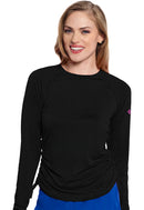 Med Couture Long Sleeve Ruched Underscrub. Item MC700 in MC LAYERS Collection. Live Chat for Bulk Discounts.
