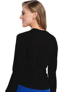 Med Couture Long Sleeve Ruched Underscrub. Item MC700 in MC LAYERS Collection. Live Chat for Bulk Discounts.