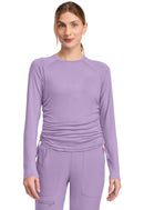 Med Couture Long Sleeve Ruched Underscrub. Item MC700 in MC LAYERS Collection. Live Chat for Bulk Discounts.