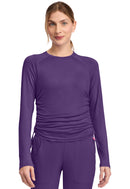 Med Couture Long Sleeve Ruched Underscrub. Item MC700 in MC LAYERS Collection. Live Chat for Bulk Discounts.