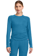 Med Couture Long Sleeve Ruched Underscrub. Item MC700 in MC LAYERS Collection. Live Chat for Bulk Discounts.