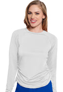 Med Couture Long Sleeve Ruched Underscrub. Item MC700 in MC LAYERS Collection. Live Chat for Bulk Discounts.