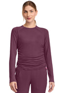 Med Couture Long Sleeve Ruched Underscrub. Item MC700 in MC LAYERS Collection. Live Chat for Bulk Discounts.