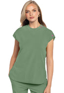 Med Couture  Round Neck Tuckable Top. Item MC703 in MC AMP Collection. Live Chat for Bulk Discounts.