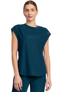 Med Couture  Round Neck Tuckable Top. Item MC703 in MC AMP Collection. Live Chat for Bulk Discounts.