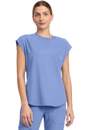 Med Couture  Round Neck Tuckable Top. Item MC703 in MC AMP Collection. Live Chat for Bulk Discounts.