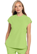 Med Couture  Round Neck Tuckable Top. Item MC703 in MC AMP Collection. Live Chat for Bulk Discounts.