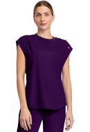 Med Couture  Round Neck Tuckable Top. Item MC703 in MC AMP Collection. Live Chat for Bulk Discounts.
