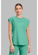 Med Couture  Round Neck Tuckable Top. Item MC703 in MC AMP Collection. Live Chat for Bulk Discounts.