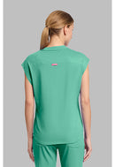 Med Couture  Round Neck Tuckable Top. Item MC703 in MC AMP Collection. Live Chat for Bulk Discounts.