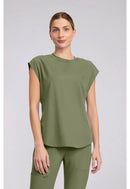 Med Couture  Round Neck Tuckable Top. Item MC703 in MC AMP Collection. Live Chat for Bulk Discounts.