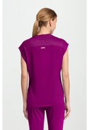 Med Couture  Round Neck Tuckable Top. Item MC703 in MC AMP Collection. Live Chat for Bulk Discounts.