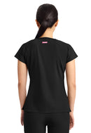 Med Couture Women's 3-Pocket Square Neck Top. Item MC704 in MC AMP Collection. Live Chat for Bulk Discounts.