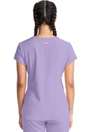 Med Couture Quarter Zip V-Neck Tuckable Top. Item MC705 in MC AMP Collection. Live Chat for Bulk Discounts.