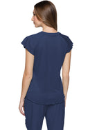 Med Couture Knit Lettuce-Edged Top. Item MC706 in MC LAYERS Collection. Live Chat for Bulk Discounts.