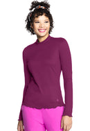 Med Couture  Long Sleeve Lettuce Edge Underscrub    . Item MC707 in MC AMP Collection. Live Chat for Bulk Discounts.