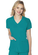 Med Couture Raglan Sleeve Top. Item MC7425 in MC TOUCH Collection. Live Chat for Bulk Discounts.