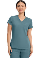 Med Couture V-Neck Tuck In. Item MC7448 in MC TOUCH Collection. Live Chat for Bulk Discounts.