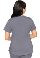 Med Couture V-Neck Shirttail Top. Item MC7459 in MC TOUCH Collection. Live Chat for Bulk Discounts.