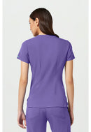 Med Couture V-Neck Shirttail Top. Item MC7459 in MC TOUCH Collection. Live Chat for Bulk Discounts.