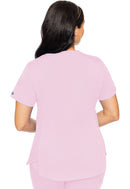 Med Couture V-Neck Shirttail Top. Item MC7459 in MC TOUCH Collection. Live Chat for Bulk Discounts.