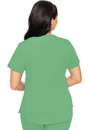 Med Couture V-Neck Shirttail Top. Item MC7459 in MC TOUCH Collection. Live Chat for Bulk Discounts.