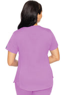 Med Couture V-Neck Shirttail Top. Item MC7459 in MC TOUCH Collection. Live Chat for Bulk Discounts.