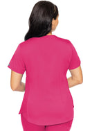 Med Couture V-Neck Shirttail Top. Item MC7459 in MC TOUCH Collection. Live Chat for Bulk Discounts.