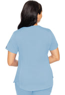 Med Couture V-Neck Shirttail Top. Item MC7459 in MC TOUCH Collection. Live Chat for Bulk Discounts.