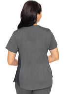 Med Couture V-Neck Shirttail Top. Item MC7459 in MC TOUCH Collection. Live Chat for Bulk Discounts.