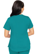 Med Couture V-Neck Shirttail Top. Item MC7459 in MC TOUCH Collection. Live Chat for Bulk Discounts.