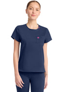 Med Couture Crew Neck Tee. Item MC751 in MC AMP KNIT Collection. Live Chat for Bulk Discounts.