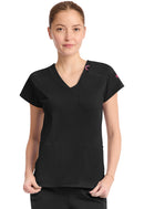 Med Couture Raglan V-Neck Top. Item MC752 in MC AMP KNIT Collection. Live Chat for Bulk Discounts.