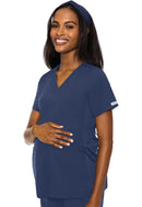 Med Couture Maternity V-Neck Top. Item MC8459 in MC MATERNITY Collection. Live Chat for Bulk Discounts.