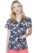 Med Couture V-Neck Print Top. Item MC8564 in MC PRINTS Collection. Live Chat for Bulk Discounts.