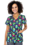 Med Couture V-Neck Print Top. Item MC8564 in MC PRINTS Collection. Live Chat for Bulk Discounts.