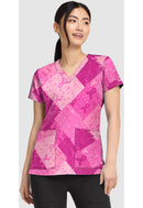 Med Couture V-Neck Print Top. Item MC8564 in MC PRINTS Collection. Live Chat for Bulk Discounts.