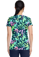 Med Couture V-Neck Print Top. Item MC8564 in MC PRINTS Collection. Live Chat for Bulk Discounts.