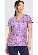 Med Couture V-Neck Print Top. Item MC8564 in MC PRINTS Collection. Live Chat for Bulk Discounts.