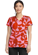 Med Couture V-Neck Print Top. Item MC8564 in MC PRINTS Collection. Live Chat for Bulk Discounts.