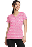 Med Couture V-Neck Print Top. Item MC8564 in MC PRINTS Collection. Live Chat for Bulk Discounts.