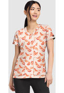Med Couture V-Neck Print Top. Item MC8564 in MC PRINTS Collection. Live Chat for Bulk Discounts.