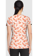 Med Couture V-Neck Print Top. Item MC8564 in MC PRINTS Collection. Live Chat for Bulk Discounts.
