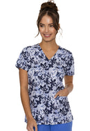 Med Couture V-Neck Print Top. Item MC8564 in MC PRINTS Collection. Live Chat for Bulk Discounts.